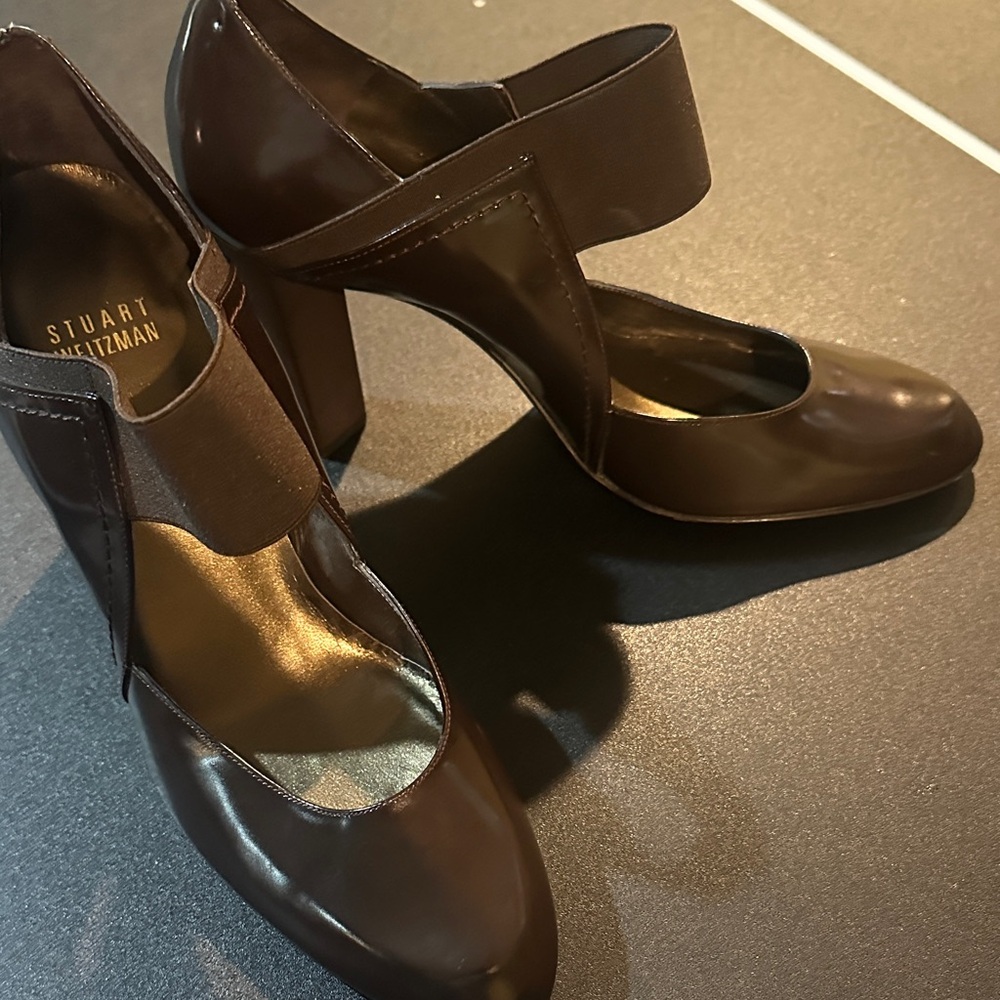 Stuart Weitzman Dark Brown Heels